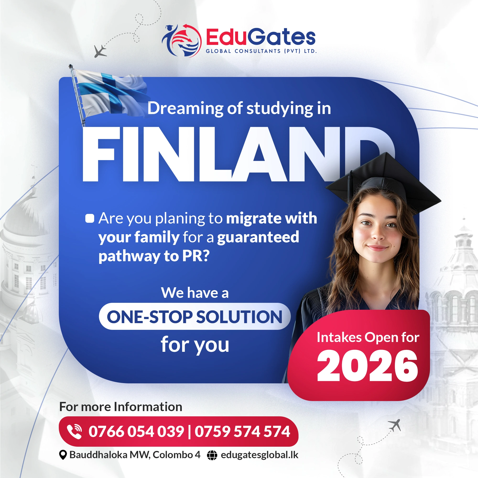 Study in Finland Migration Campaign