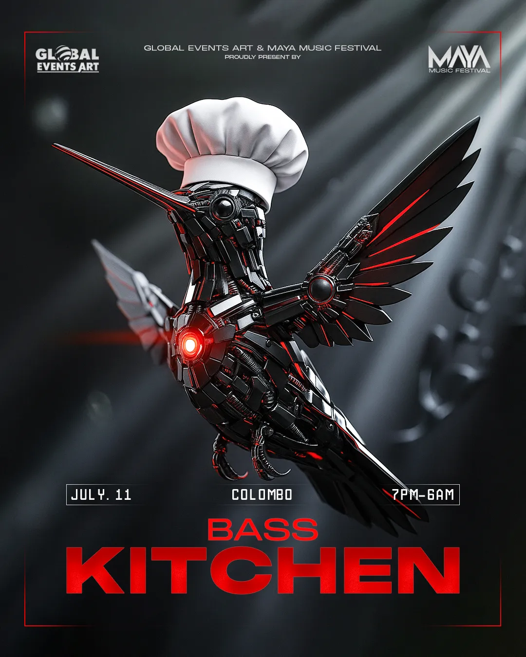 Bass Kitchen 3D Hummingbird