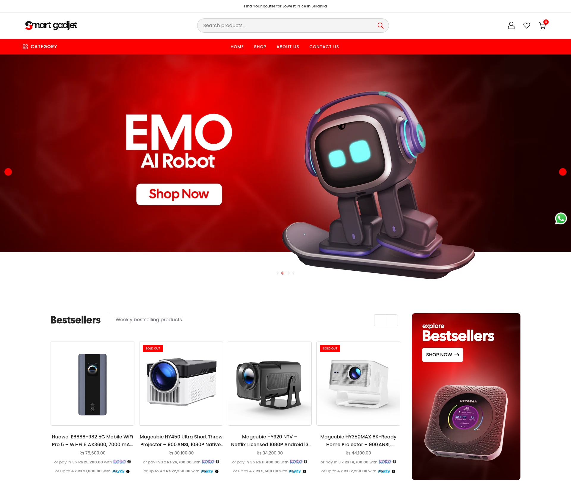 Screenshot of Smart Gadjet